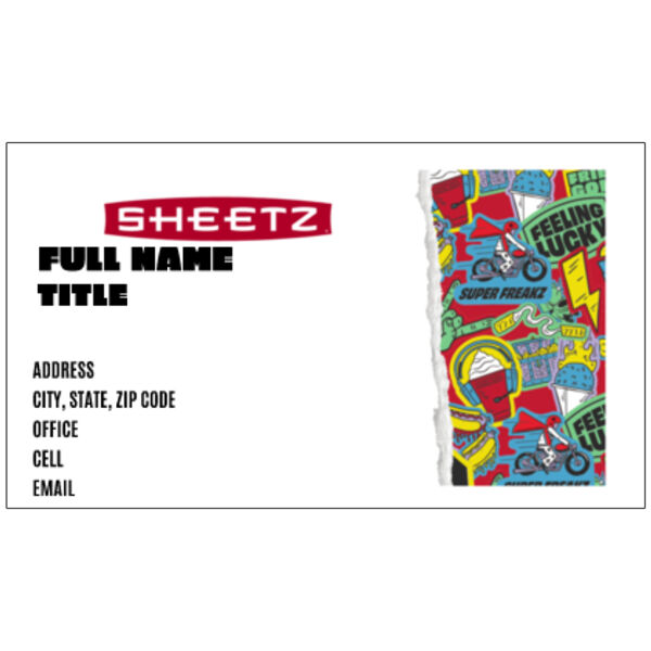 Sheetz Business Cards - 2 x 3.5 Business Cards (Bundle of 500) Thumbnail